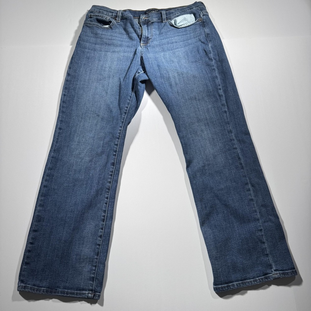 Lucky Brand Jeans Womens 12 31 (30x29) Blue Easy Rider Bootcut Ankle Pants